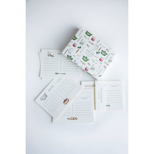 Hand Illustrated Recipe Card Box Set