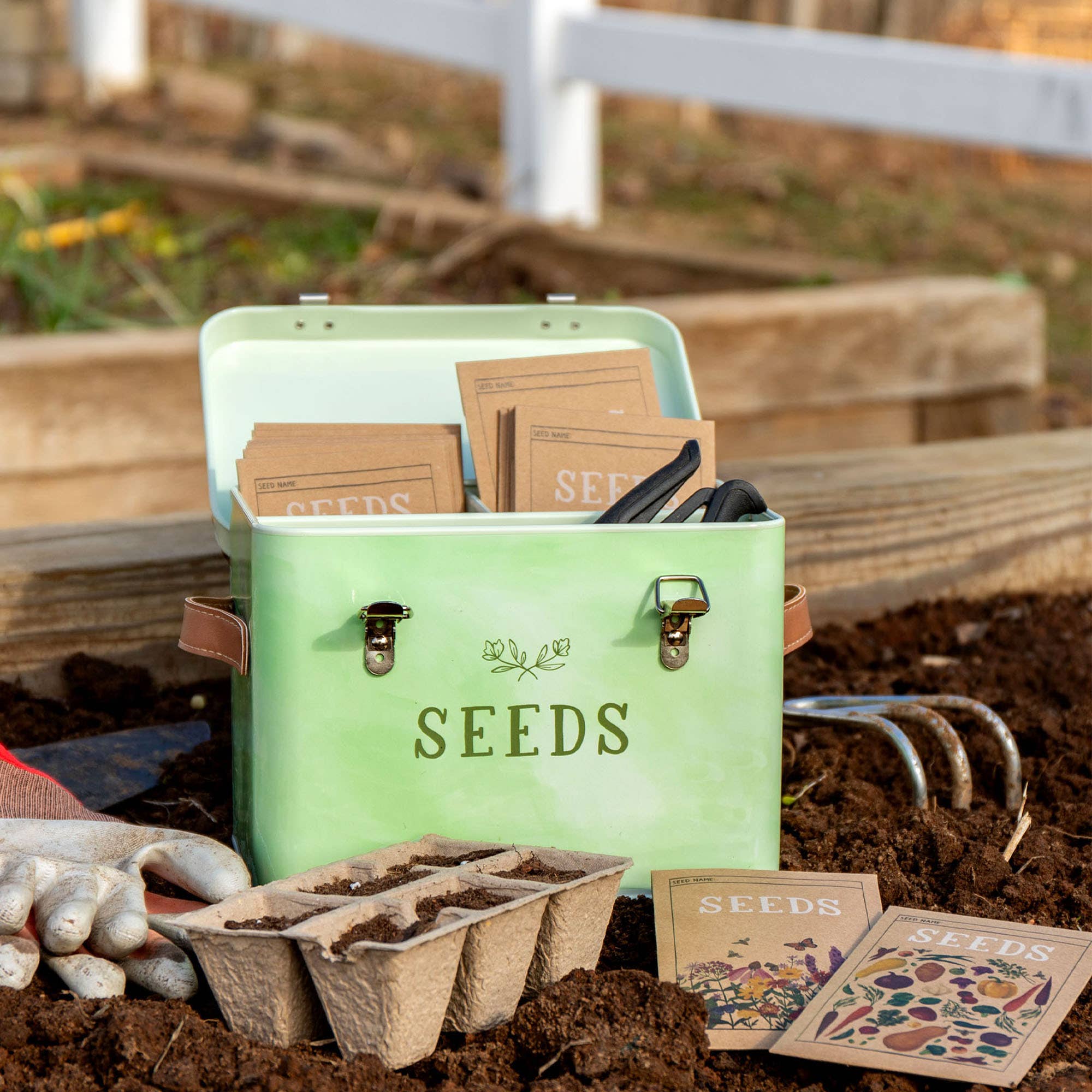 Tin Seed Box | Green Thumb