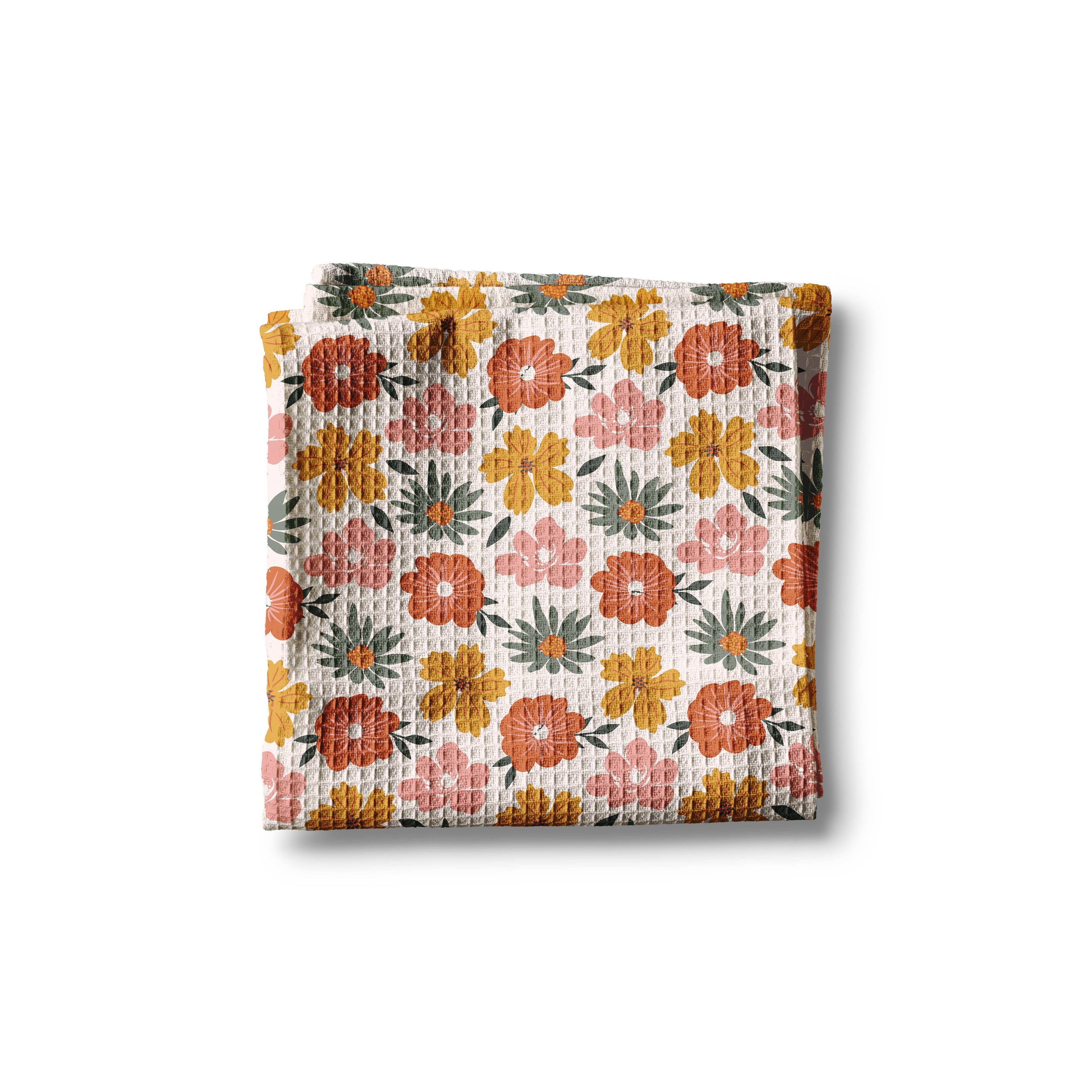 Kitchen Towel | Neutral Boho Floral