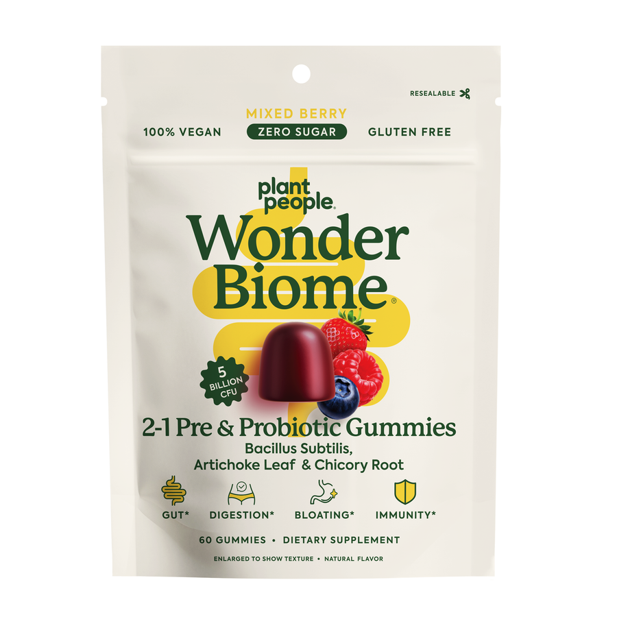 Plant People - WonderBiome 2-1 Pre and Probiotic Gummies