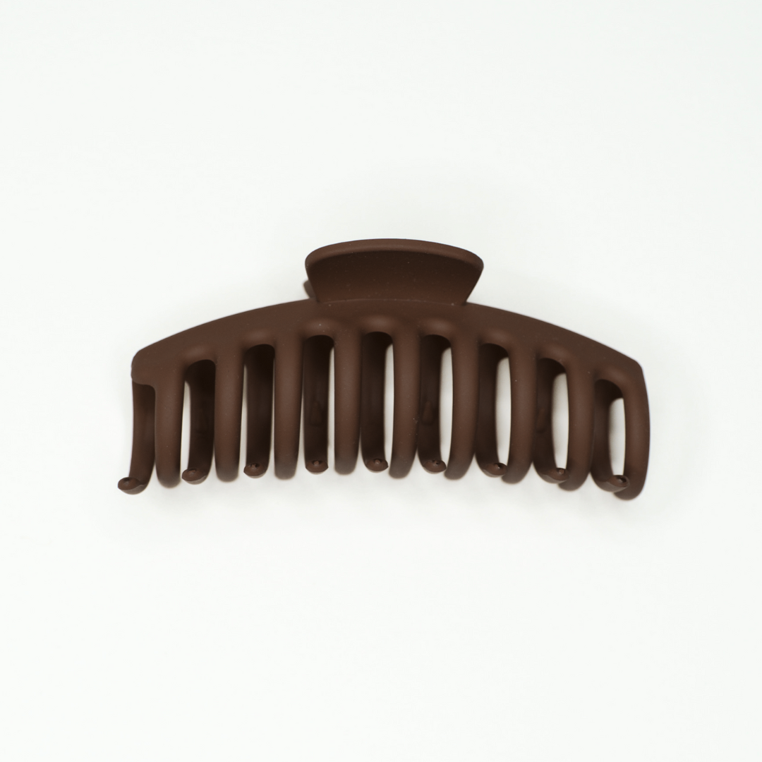 Matte Hair Claw | Chocolate