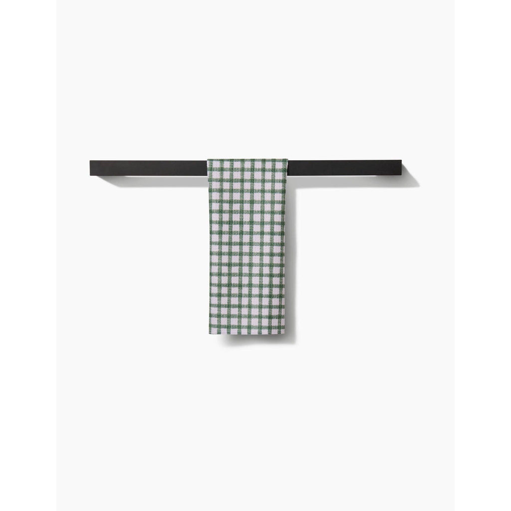 Geometry - Fireside Plaid Green Bar Towel