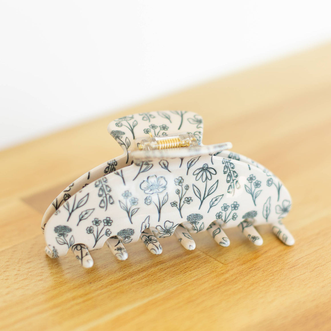 Claw Clip | Pressed Floral