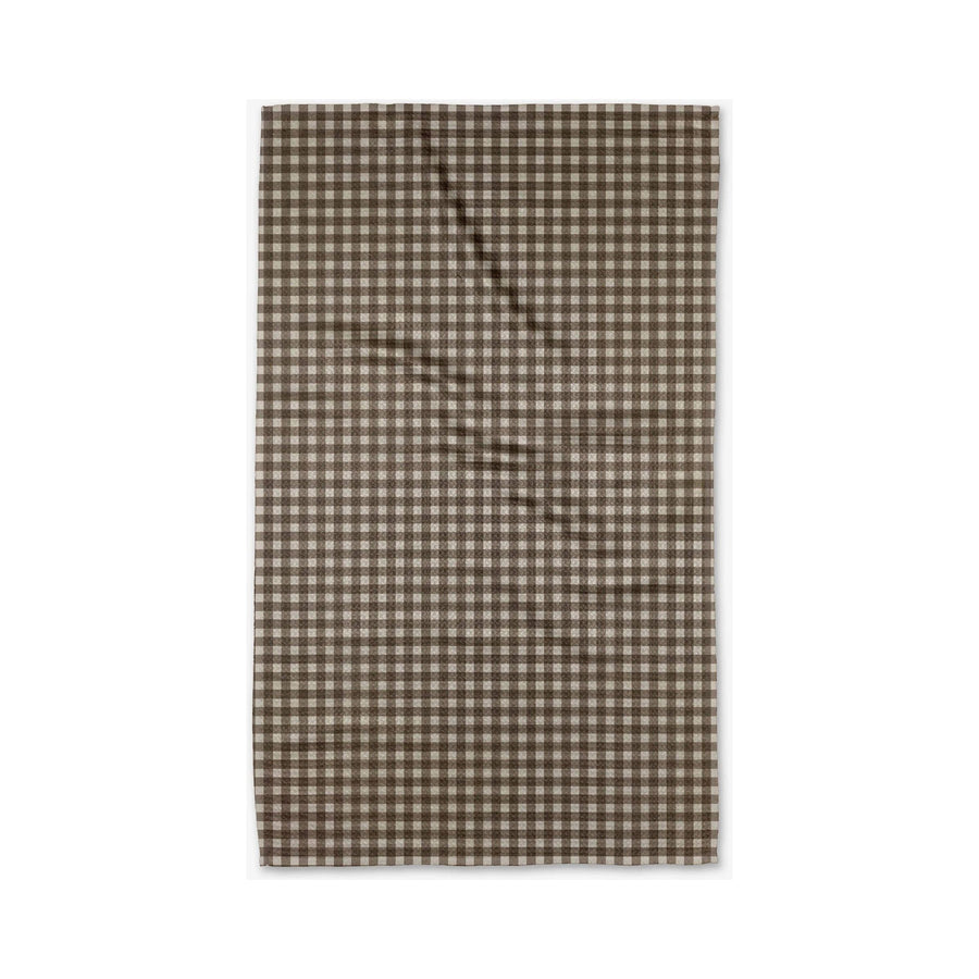 Geometry - Whidbey Check Tea Towel
