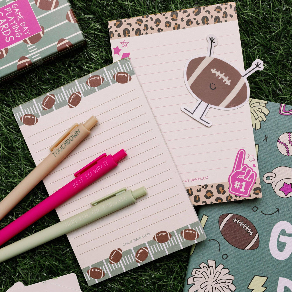 S/3 Gel Pens | Tailgate Club Jotter Set