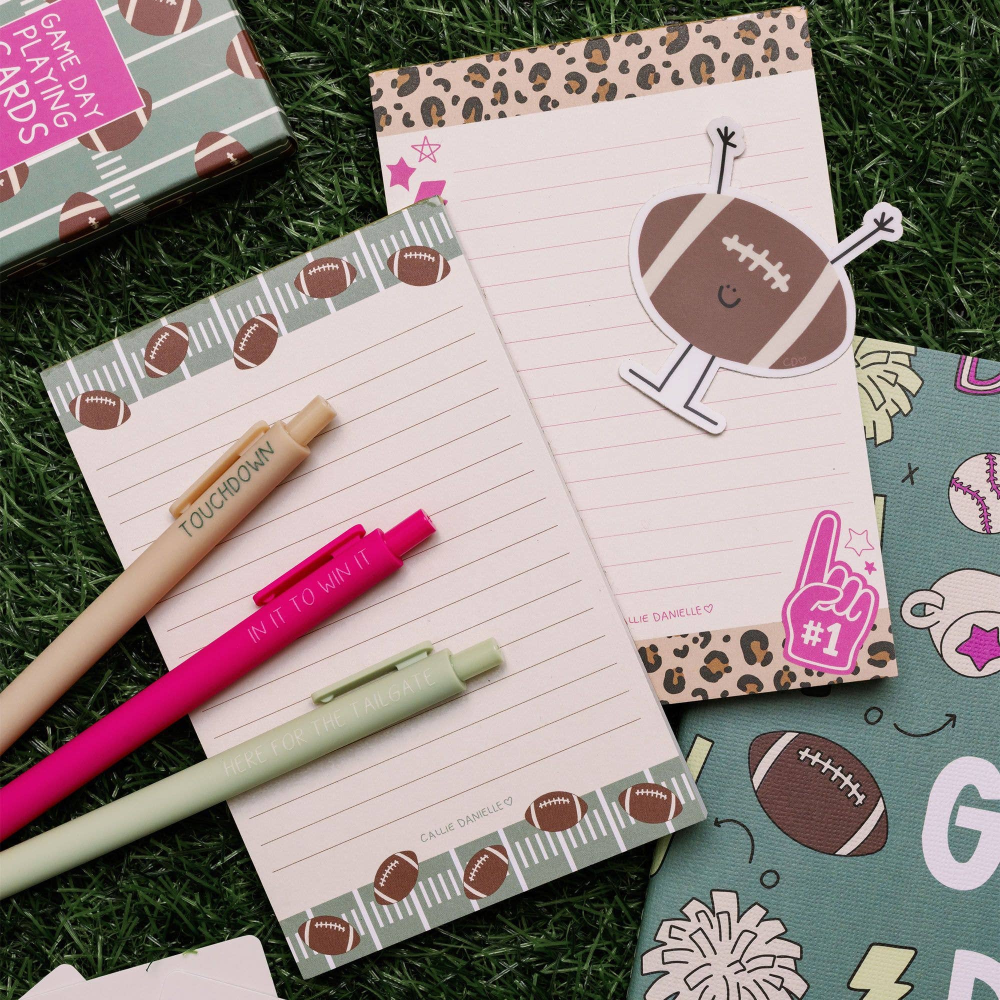S/3 Gel Pens | Tailgate Club Jotter Set