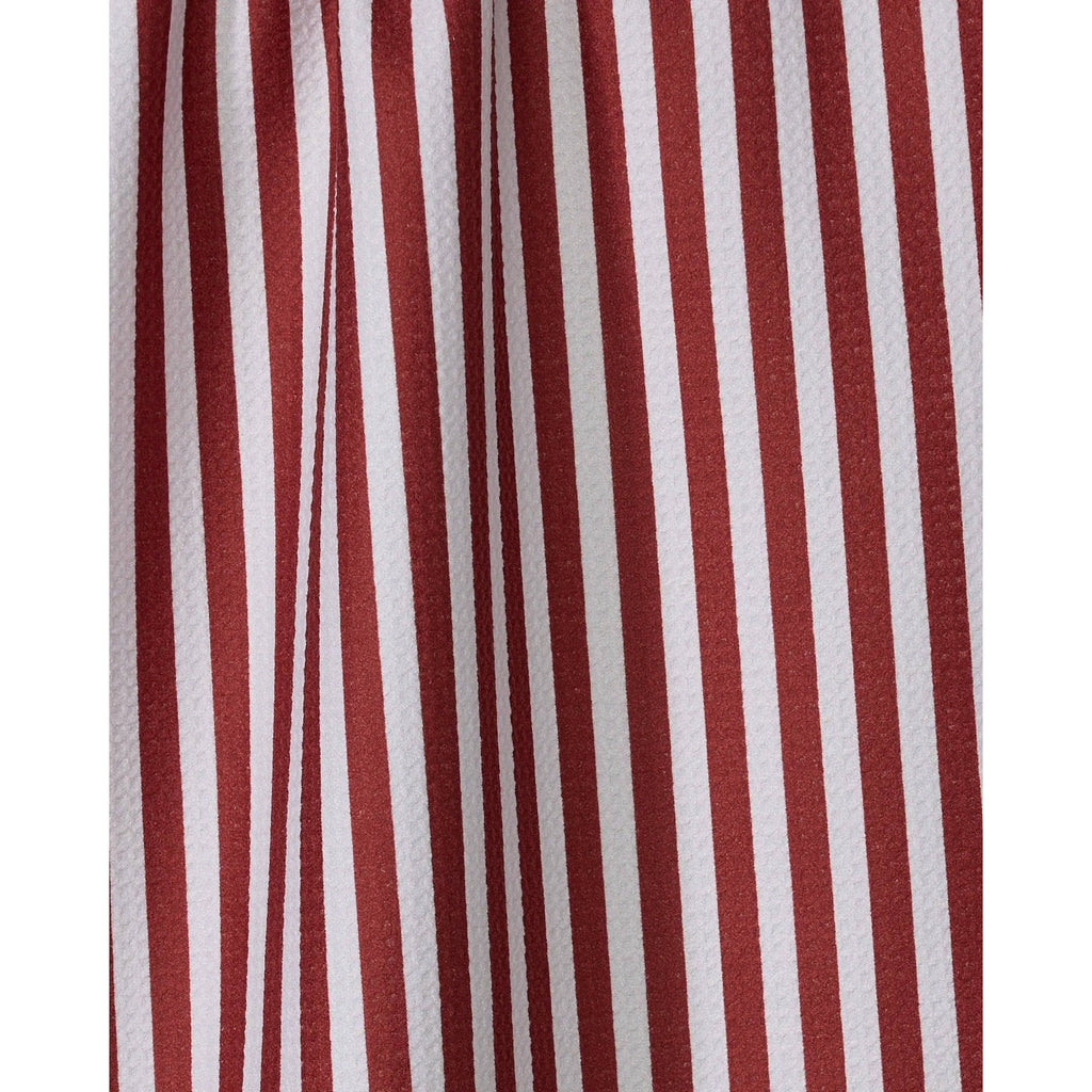 Geometry - Ribbon Red Tea Towel