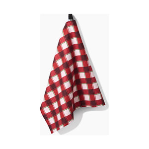 Geometry - Jingle Plaid Tea Towel