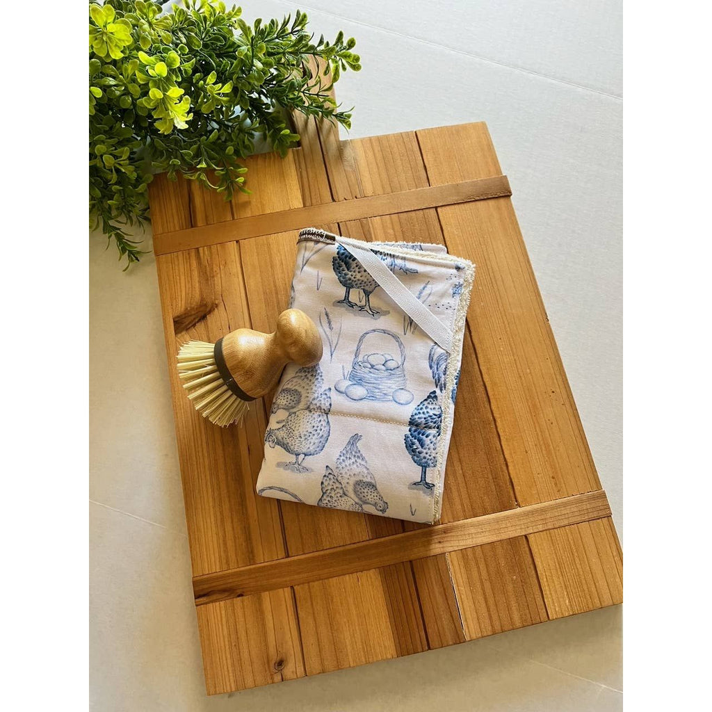 Dish Drying Mat | Blue Chicken