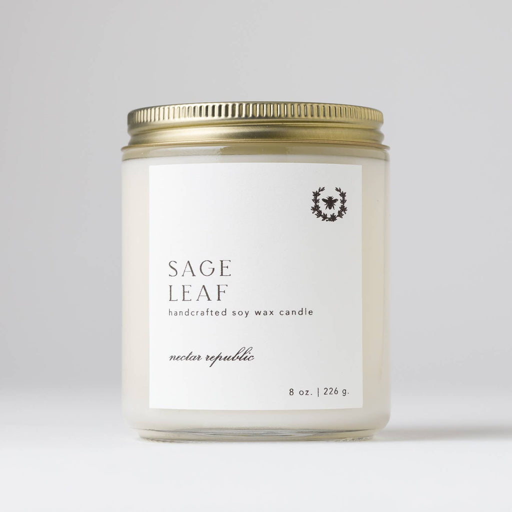 Jar Soy Candle | Sage Leaf (Summer Fall)