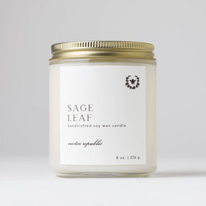 Jar Soy Candle | Sage Leaf (Summer Fall)