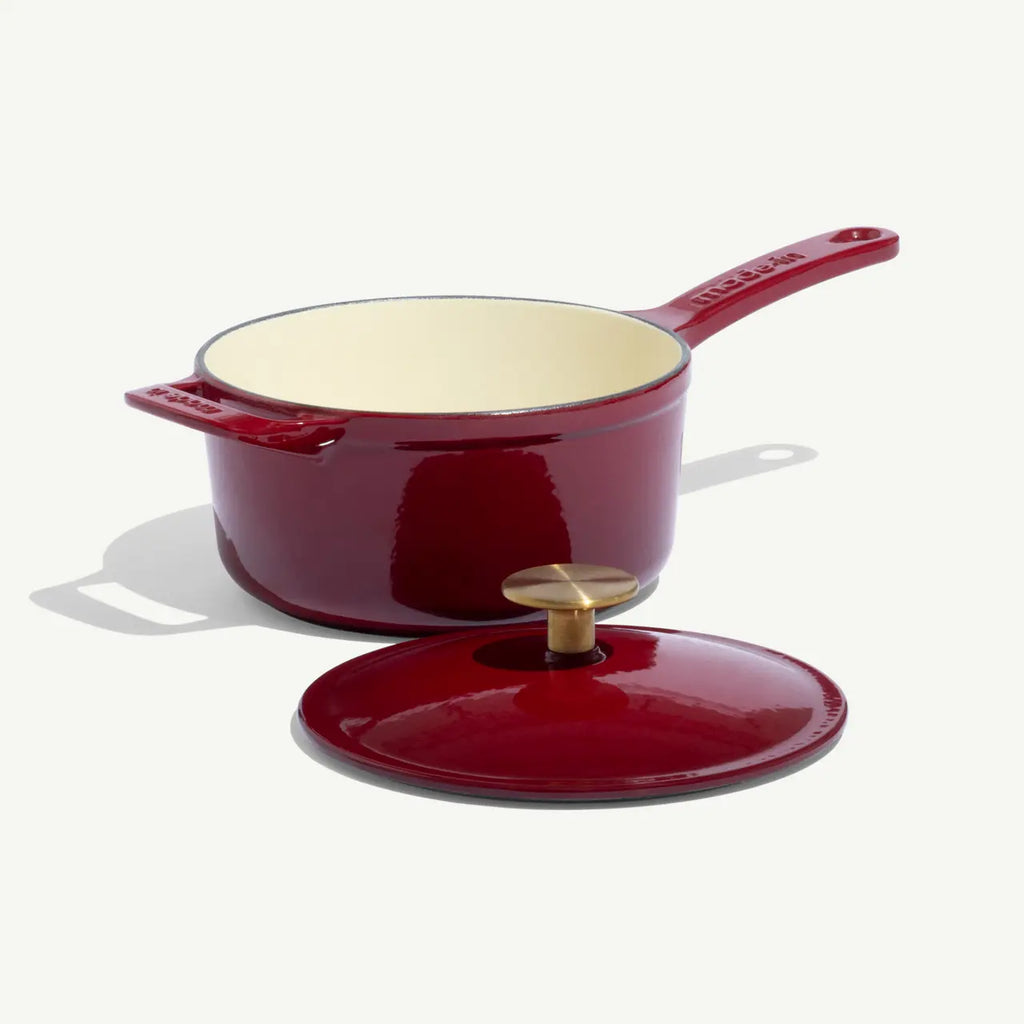 Enameled Cast Iron Saucepan |  2 Qt