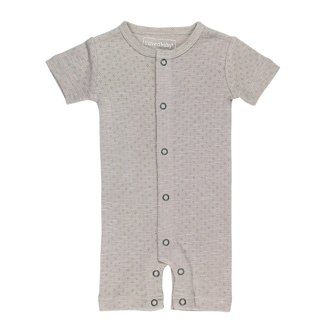 Organic Pointelle Ruffle Criss-Cross Bodysuit