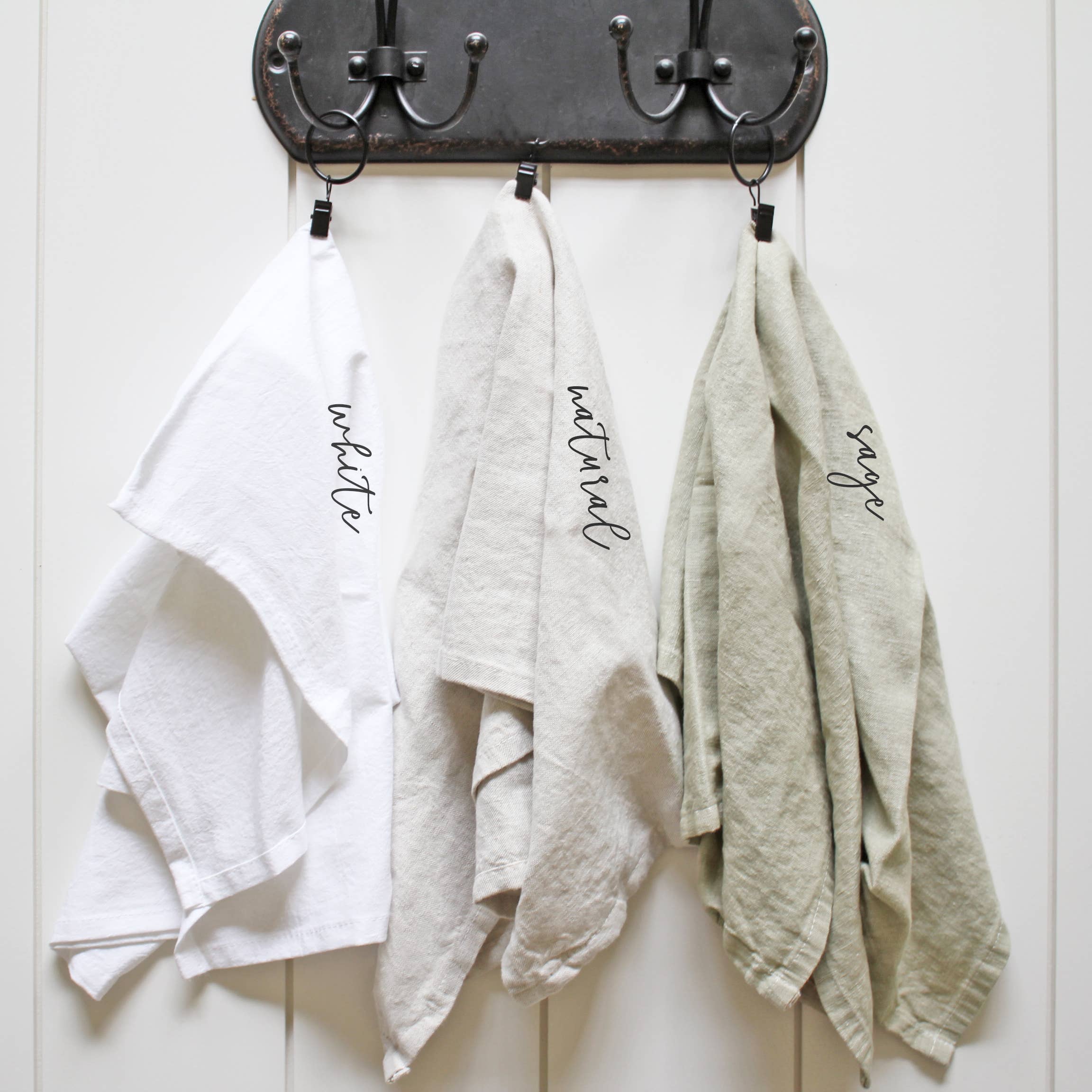 I Love This Place Tea Towel | Natural
