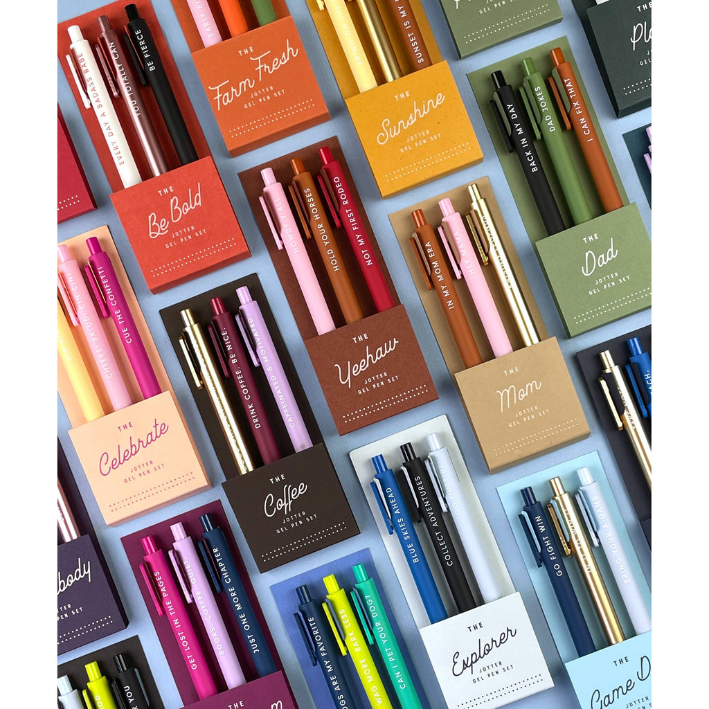 S/3 Gel Pens | Farm Fresh Jotter Set