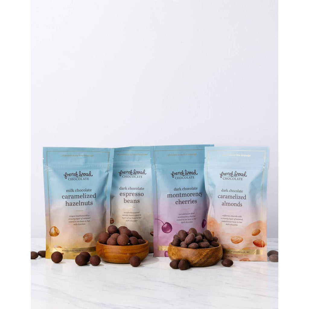 Milk Chocolate-Covered Caramelized Hazelnuts