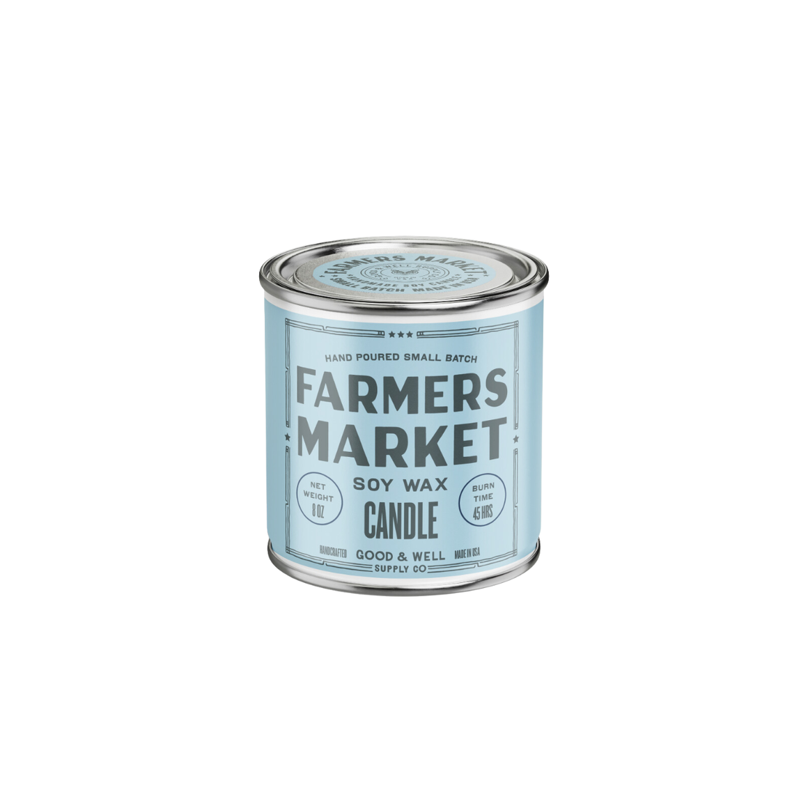 1/2 Pint Soy Candle | Farmer's Market