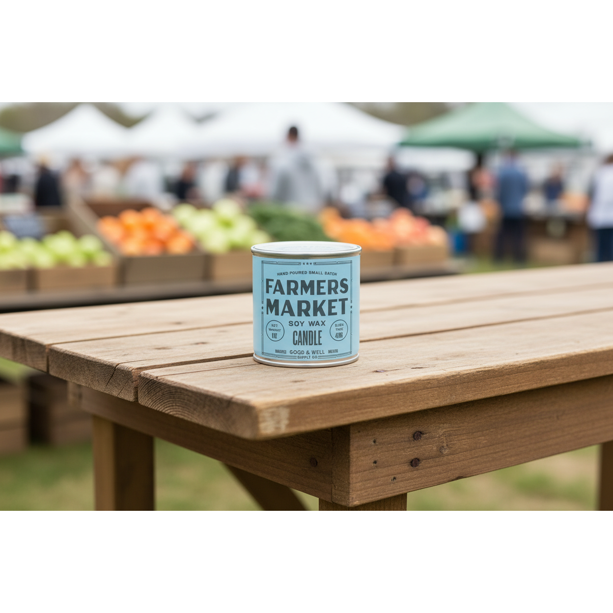 1/2 Pint Soy Candle | Farmer's Market