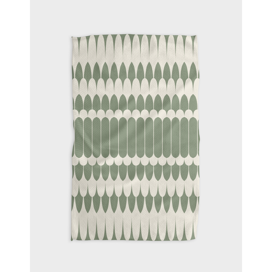 Geometry - Salle Verte Kitchen Tea Towel