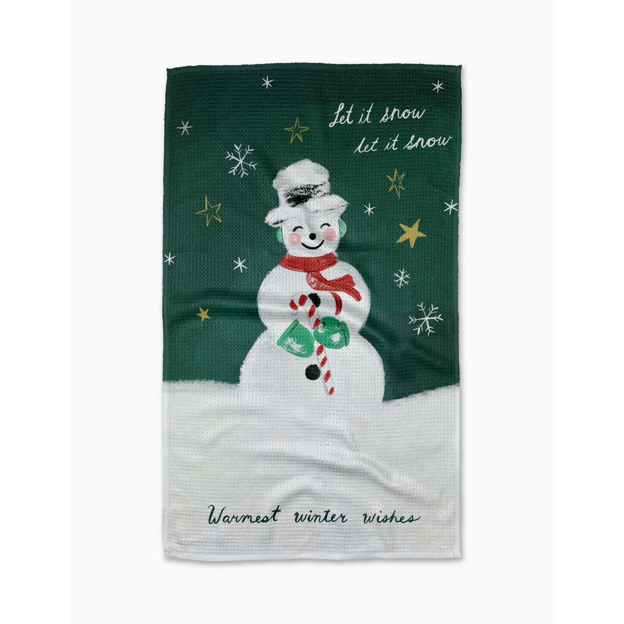 Geometry Tea Towel | Vintage Snowman
