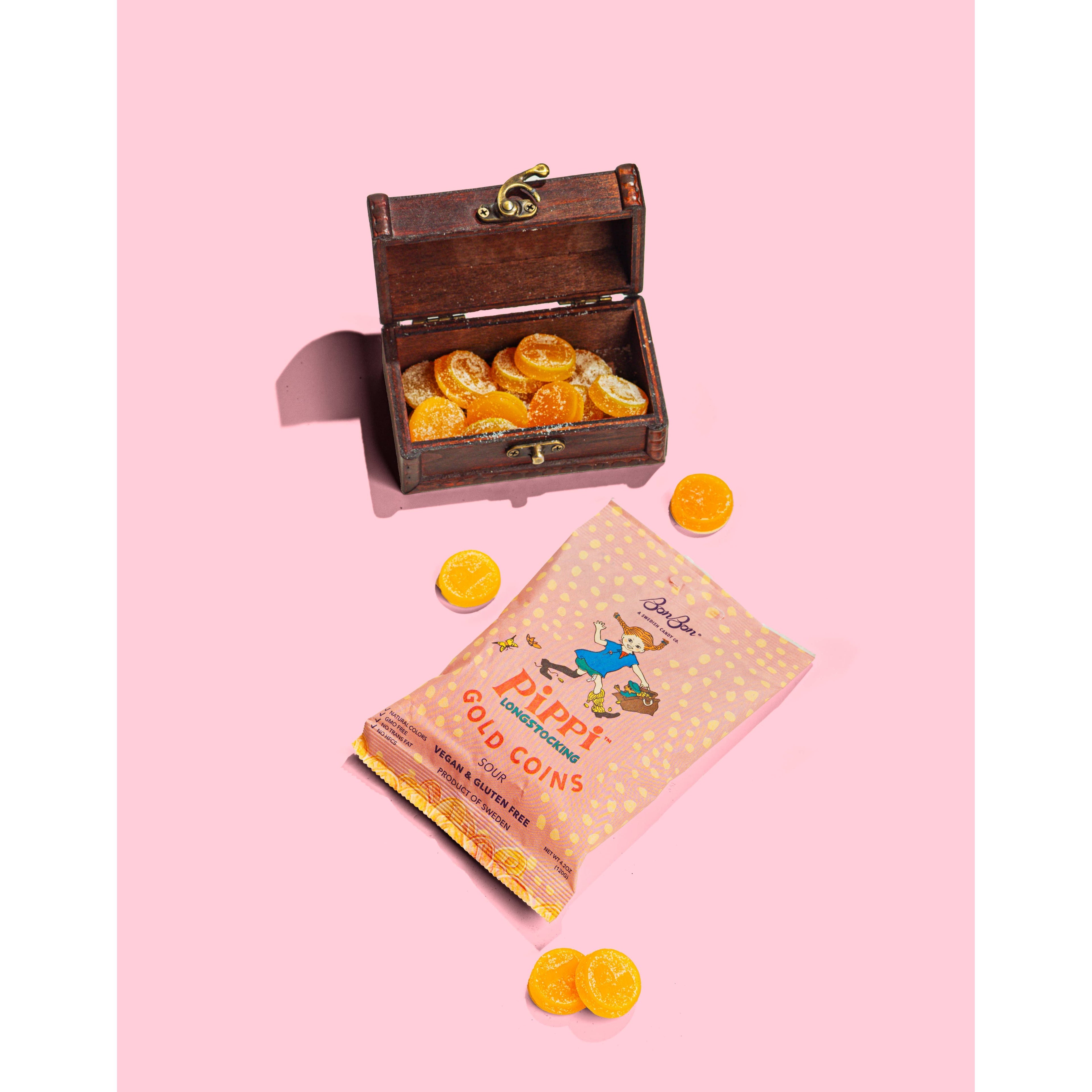 Swedish Candy | Pippi Longstocking Gold Coins -