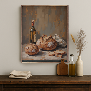 Sourdough on the Counter Framed Art