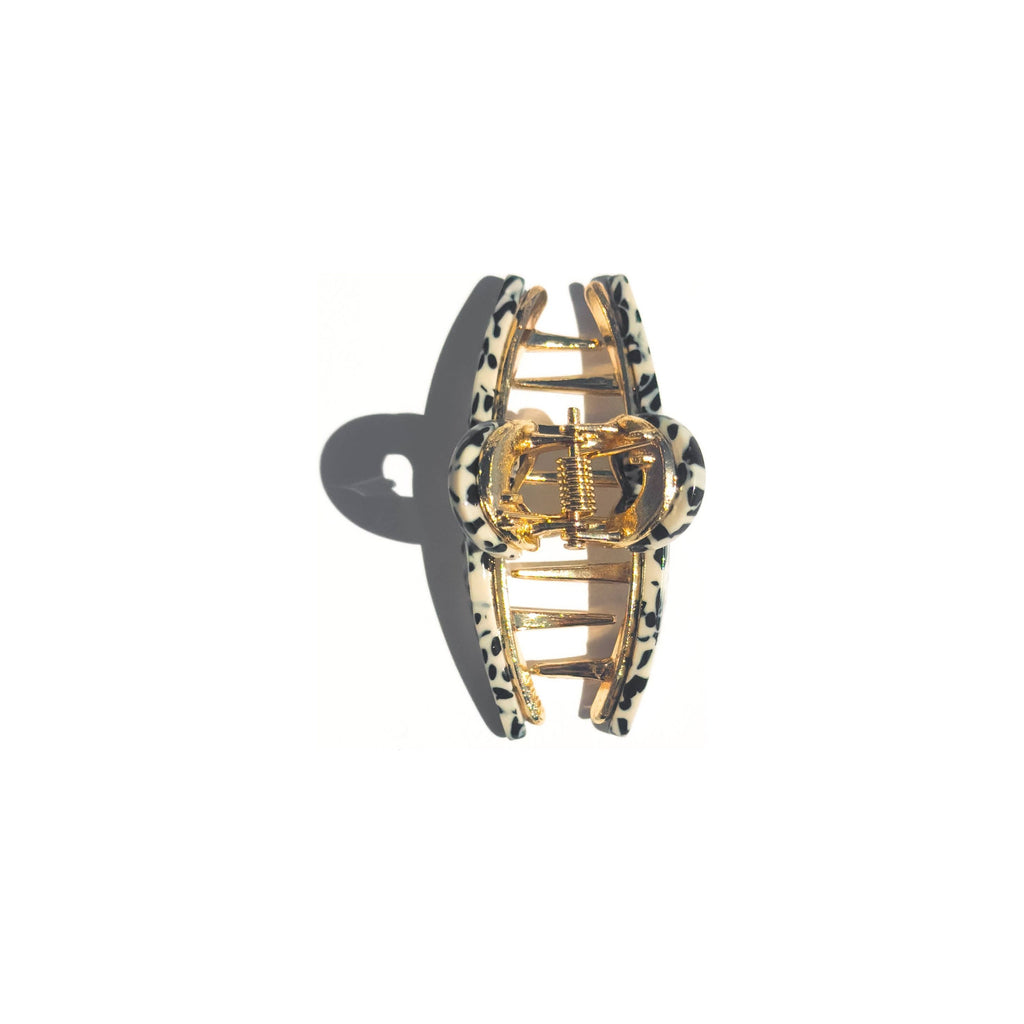 Tiny Loop Hair Claw Clip |  Cheetah