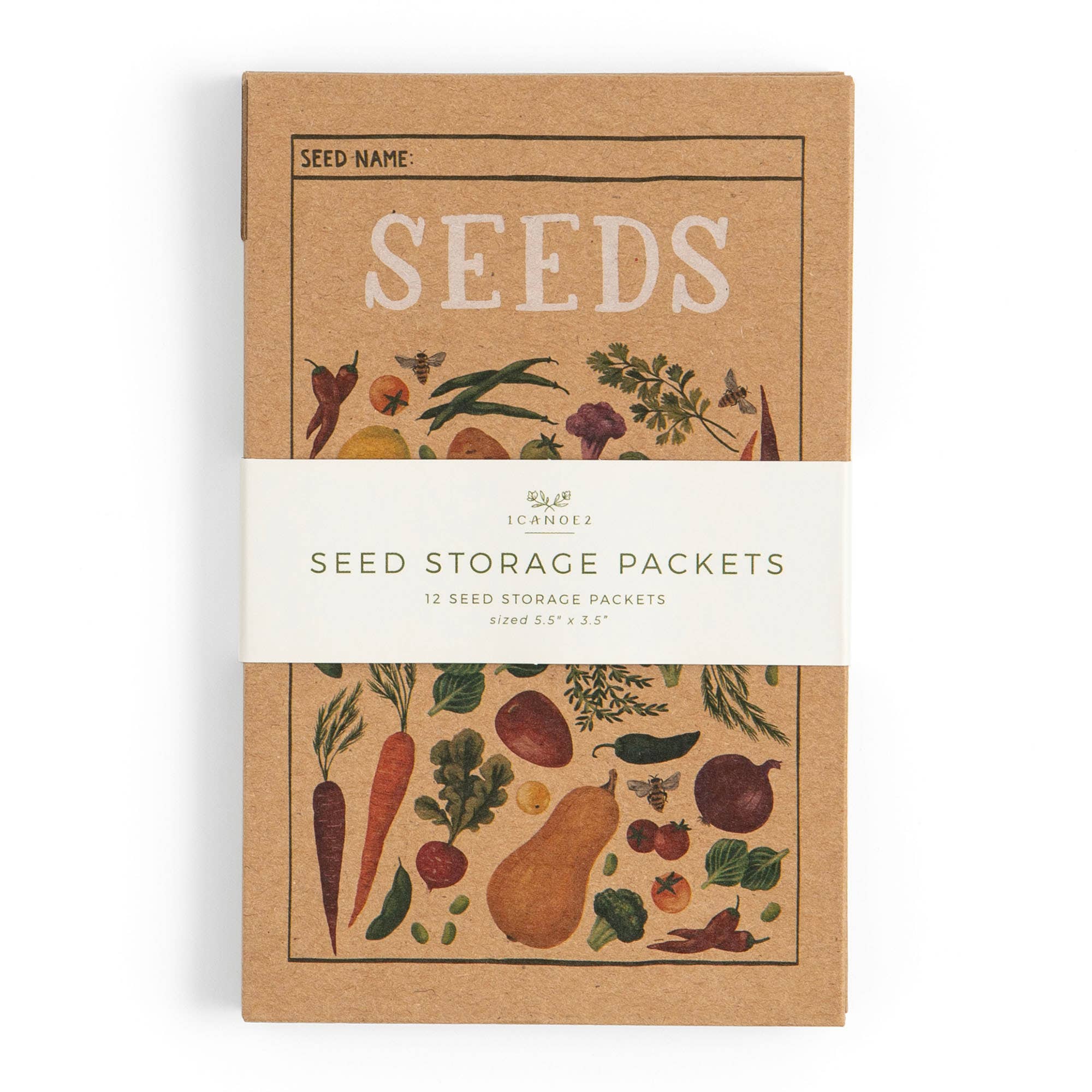 Seed Storage Packets | Vegetable
