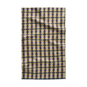 Geometry - Crossbarred Yellow Tea Towel