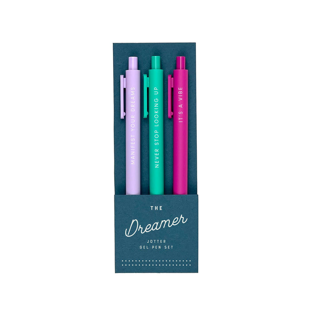 S/3 Gel Pens | The Dreamer Jotter Set