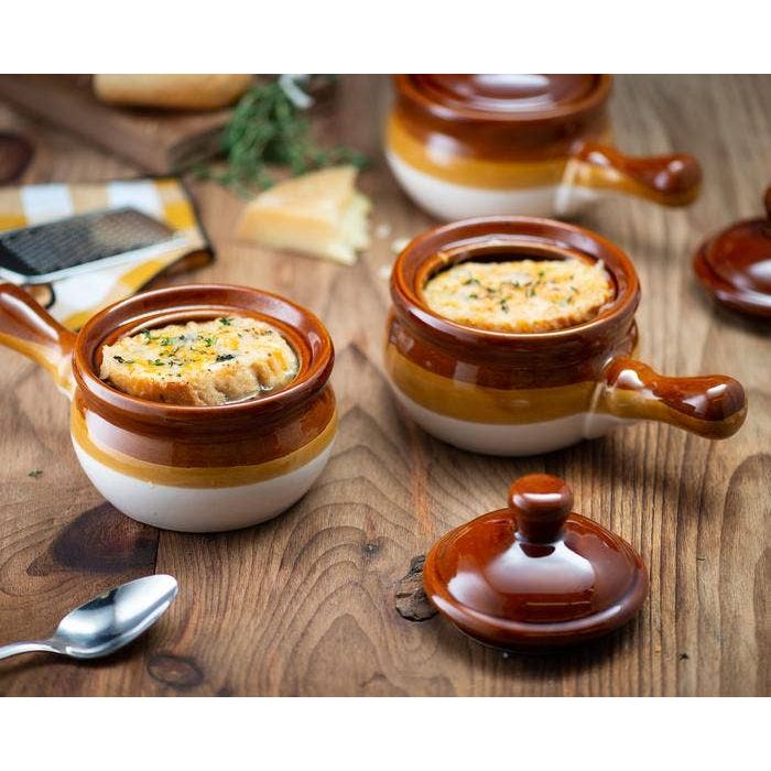 Puebla Ceramic French Onion Soup Crock