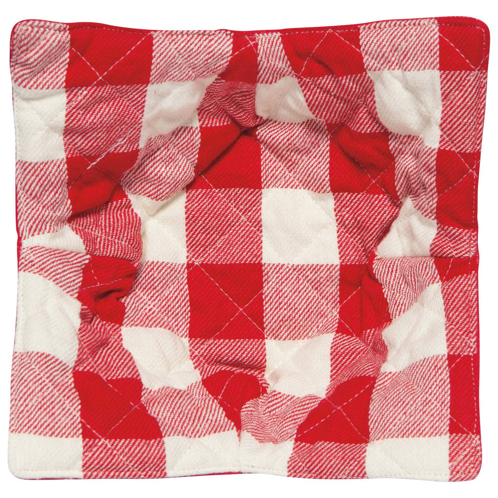 Bowl Cozy | Red Check