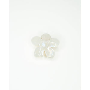 Flower Hair Claw | Cream Checker