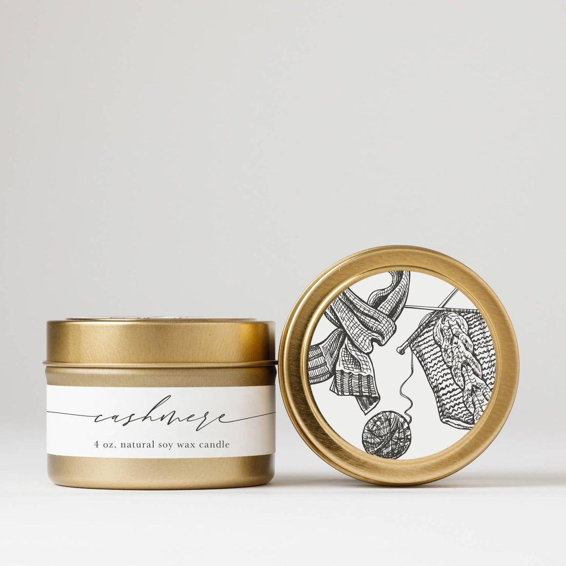 Tin Soy Candle | Cashmere (Fall Cozy Warm)