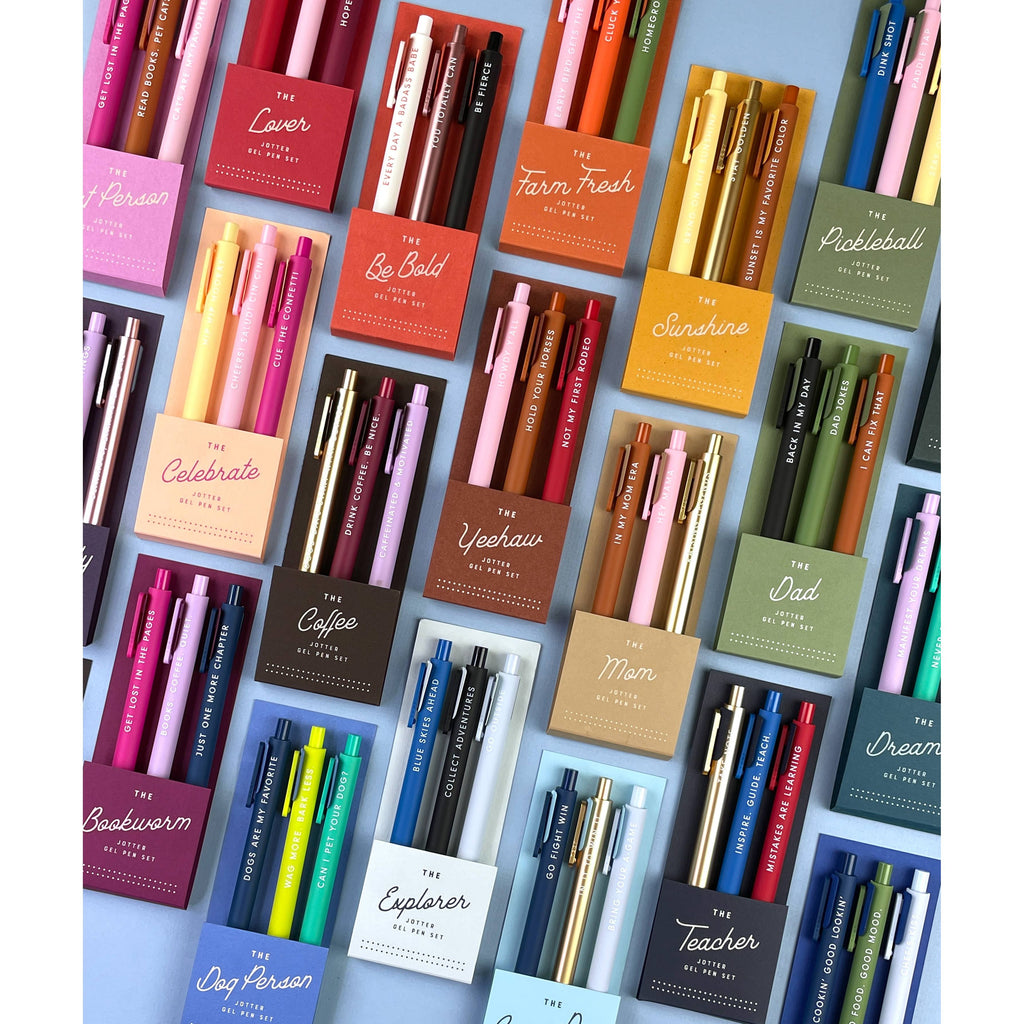 S/3 Gel Pens | Lover Jotter Set
