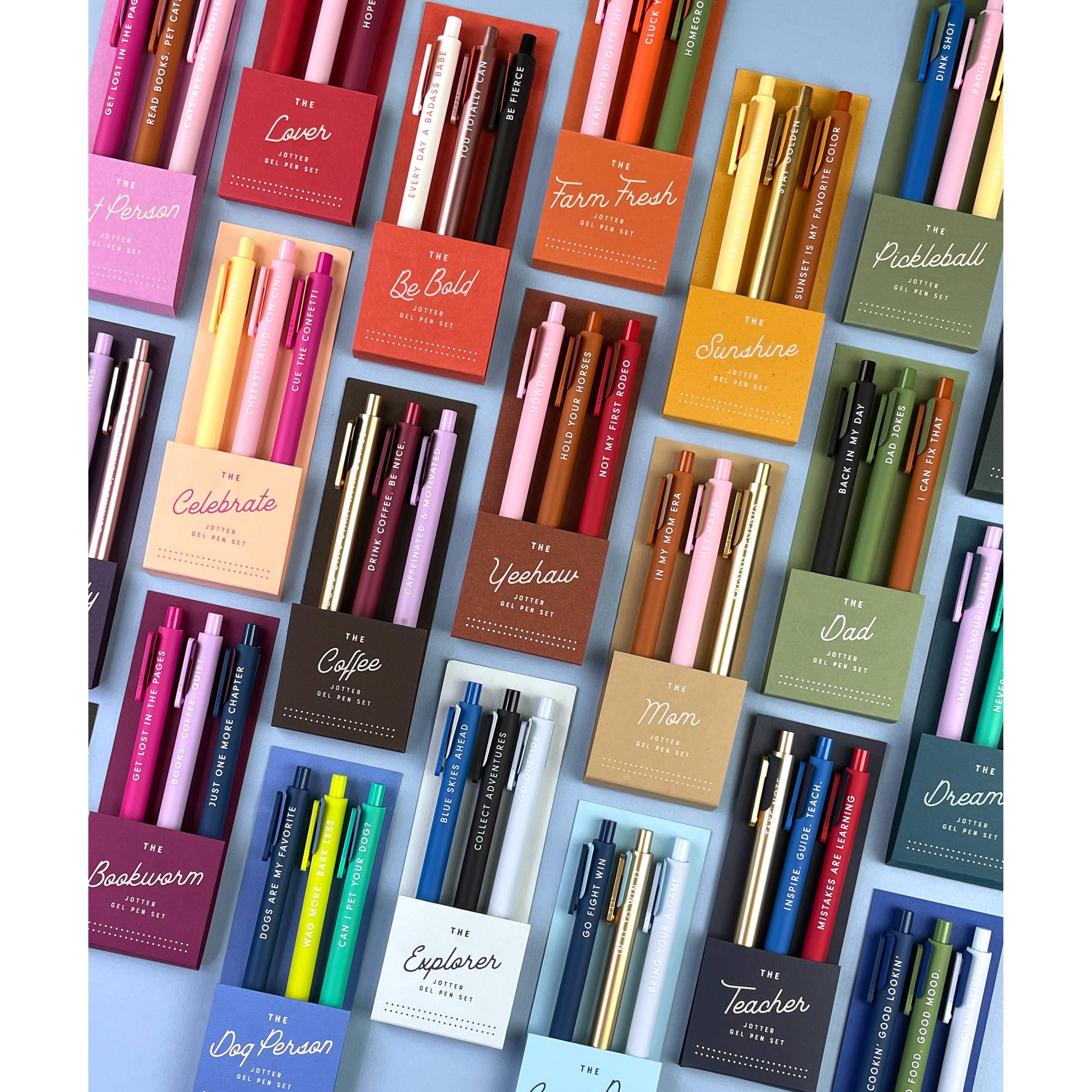 S/3 Gel Pens | Lover Jotter Set