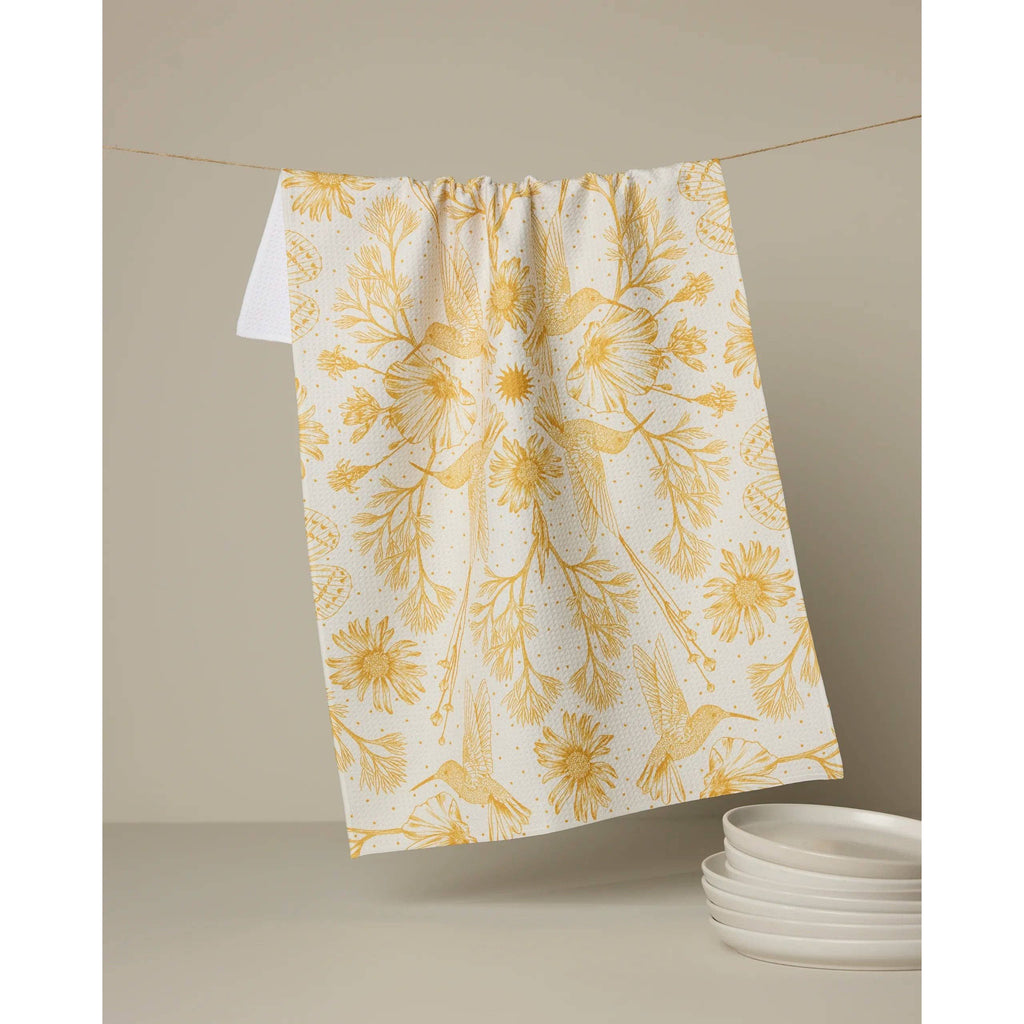 Geometry - Gilded Nectar Tea Towel