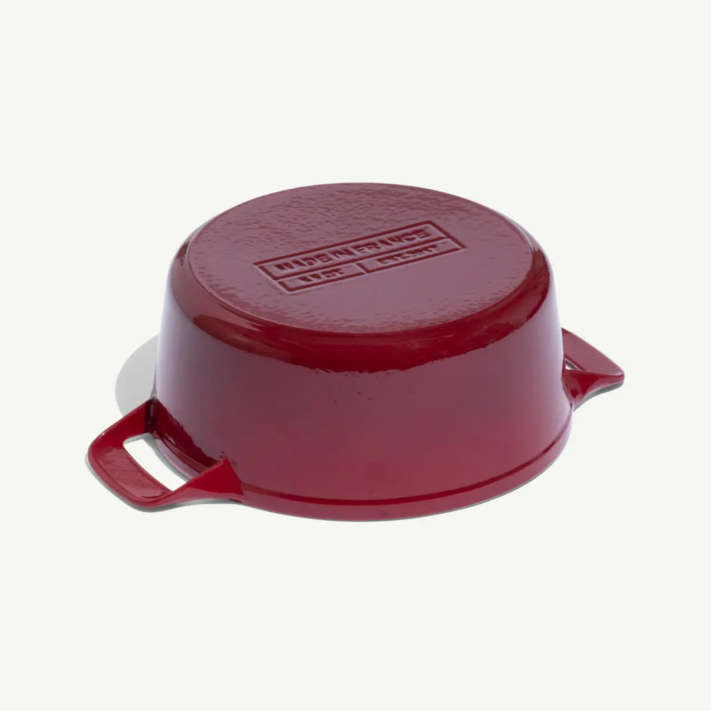 Enameled Cast Iron Dutch Oven | Round  5.5 Qt  - Ruby Red