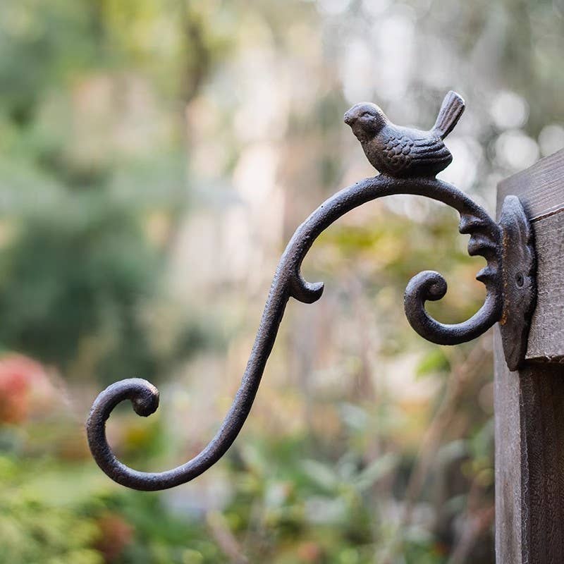 Cast Iron Hook w/Bird