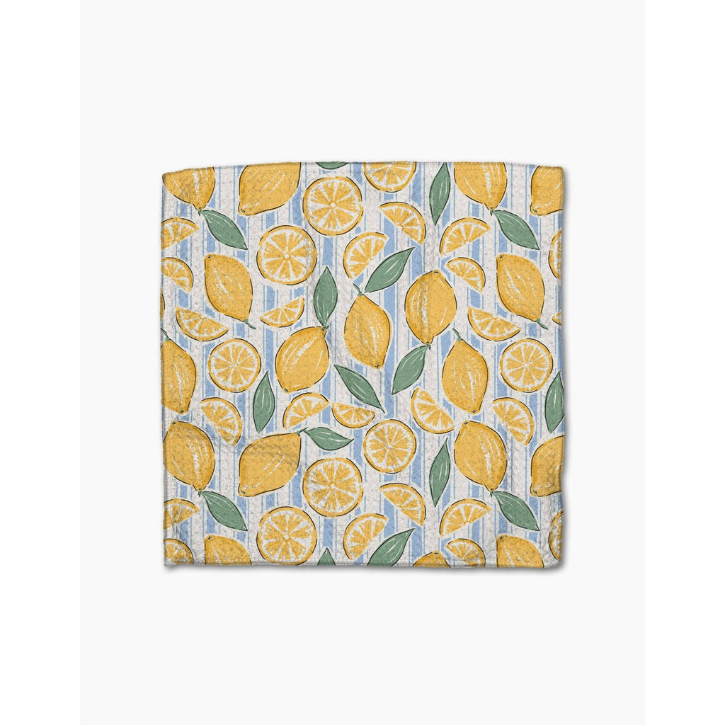 Geometry - Lemon Waves Dishcloth Set