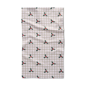 Geometry - Merry And Plaid Tea Towel