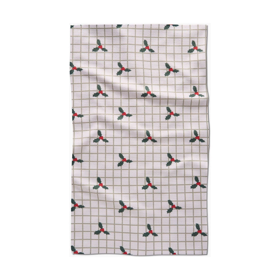 Geometry - Merry And Plaid Tea Towel