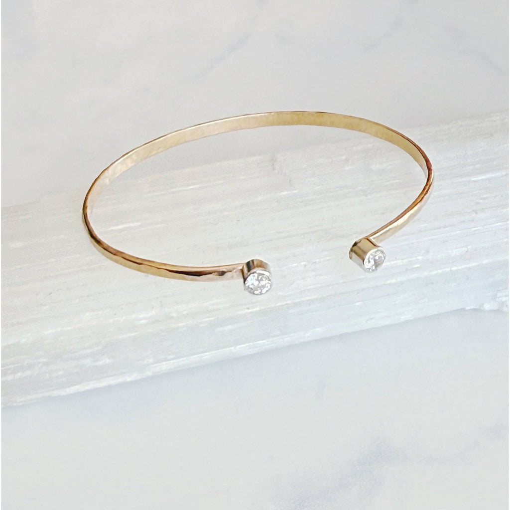 Swarovski Hammered Cuff