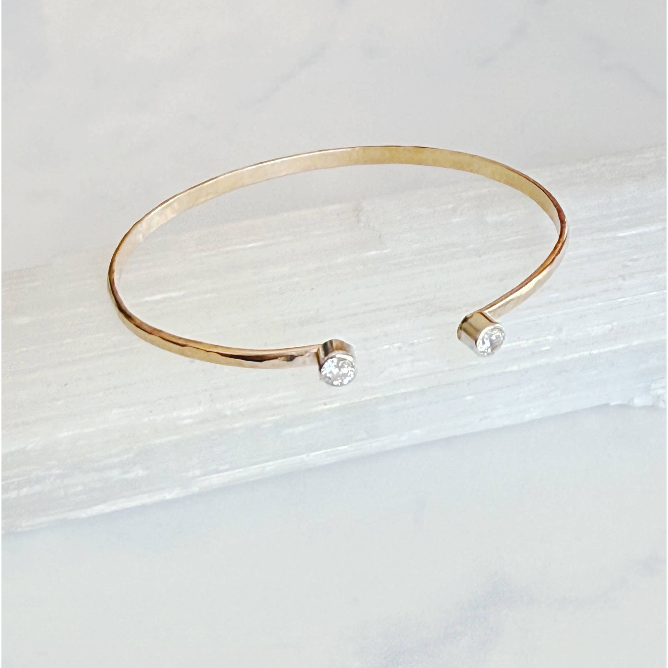 Swarovski Hammered Cuff