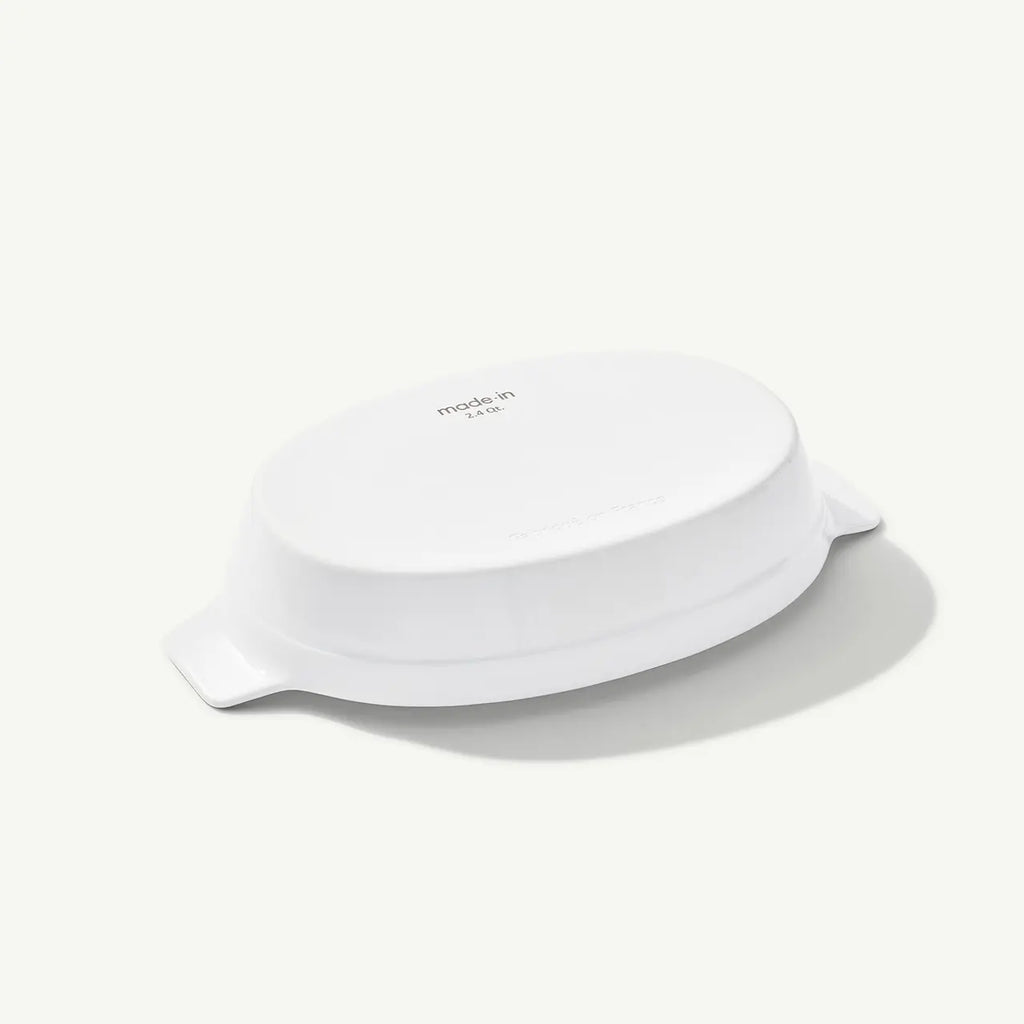 Oval Gratin Dish | White