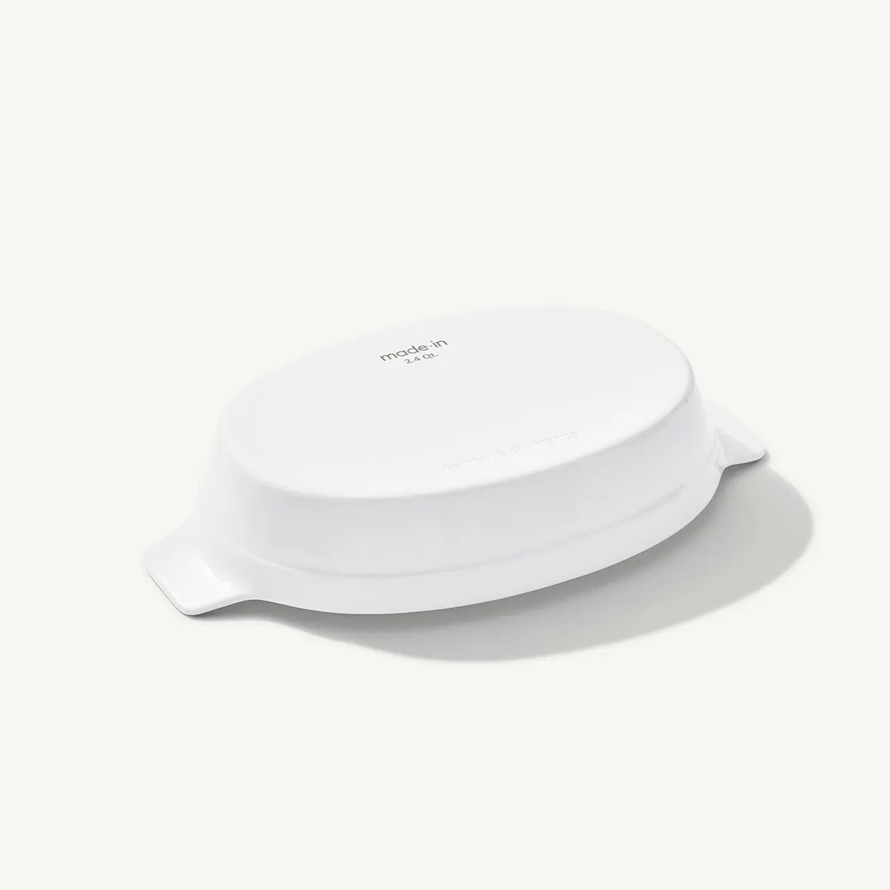 Oval Gratin Dish | White