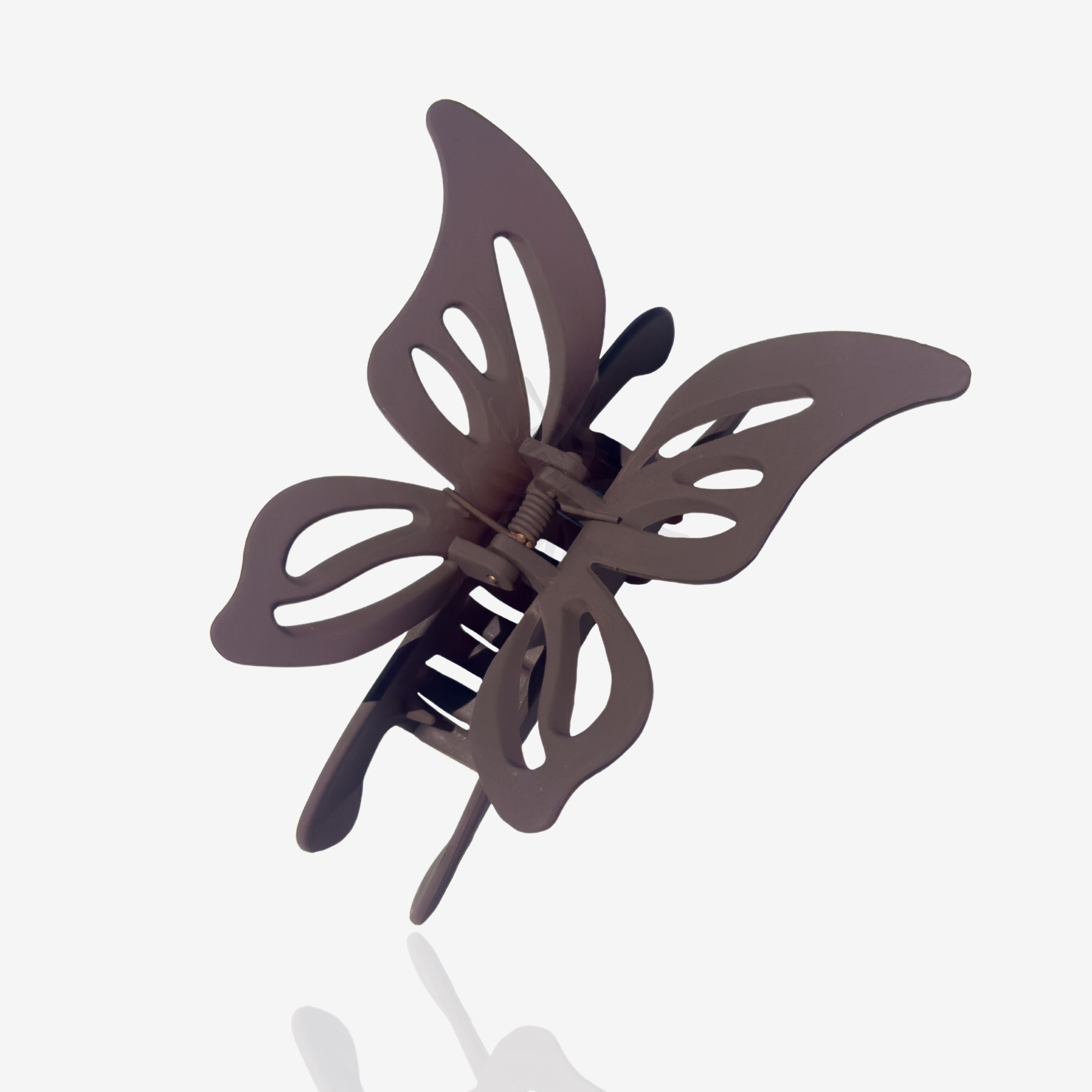 Matte Butterfly Hair Claw Clip | Chocolate