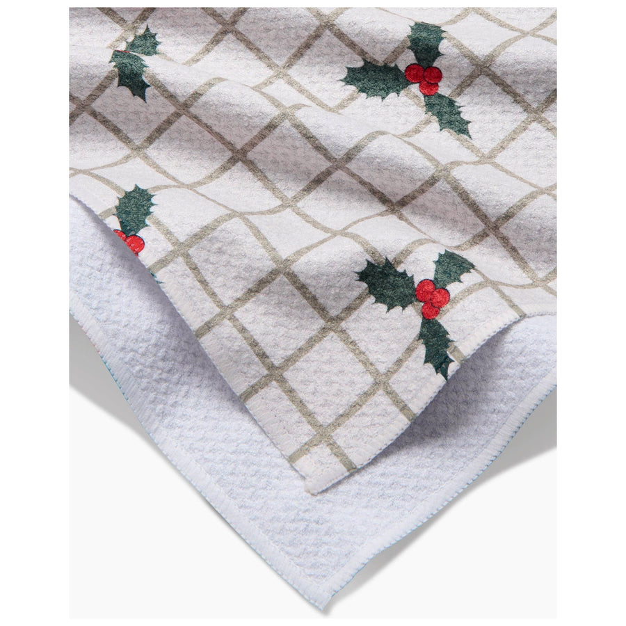 Geometry - Merry And Plaid Tea Towel