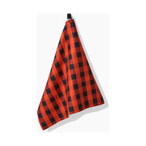 Geometry - Burnt Ember Tea Towel