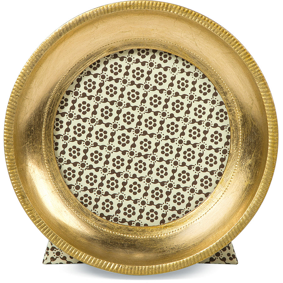 Florentine Frames | Round - Gold Leaf